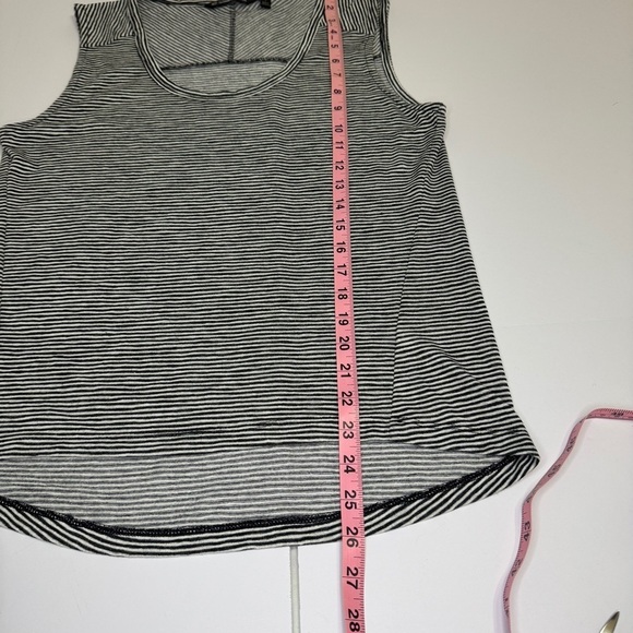 Athleta Black & White Striped Modal-Blend Top – Size S – Soft & Lightweight - Picture 10 of 12